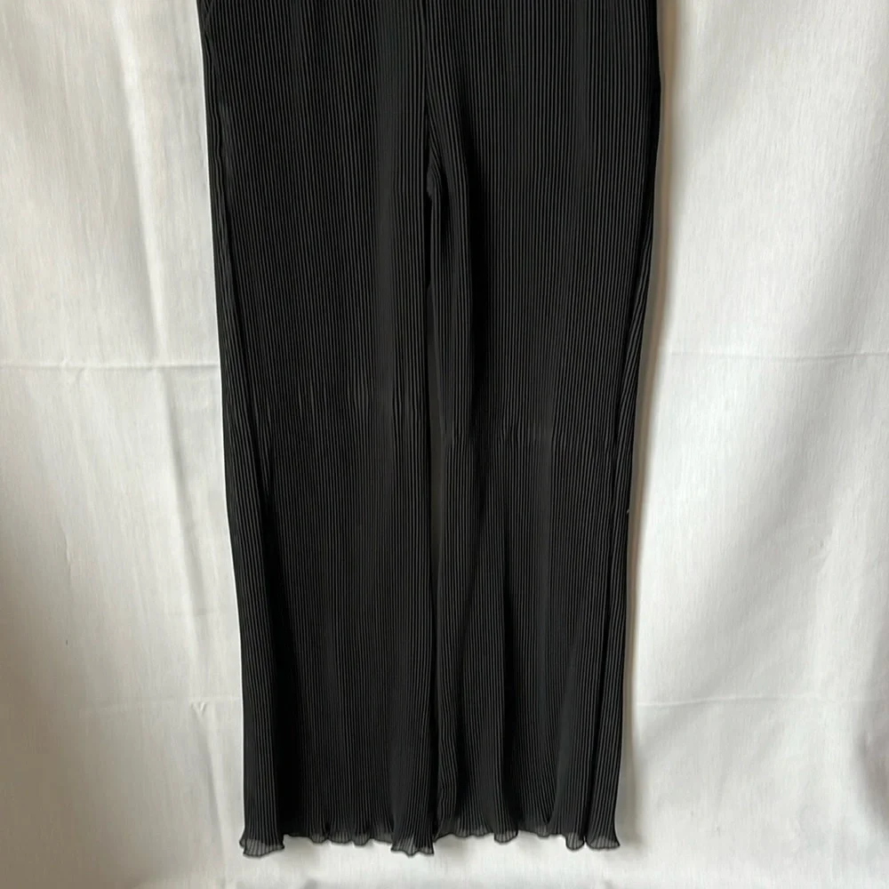 Better Be Pleated Slacks / Dress Pants Wide Legs Large - Picture 4 of 12